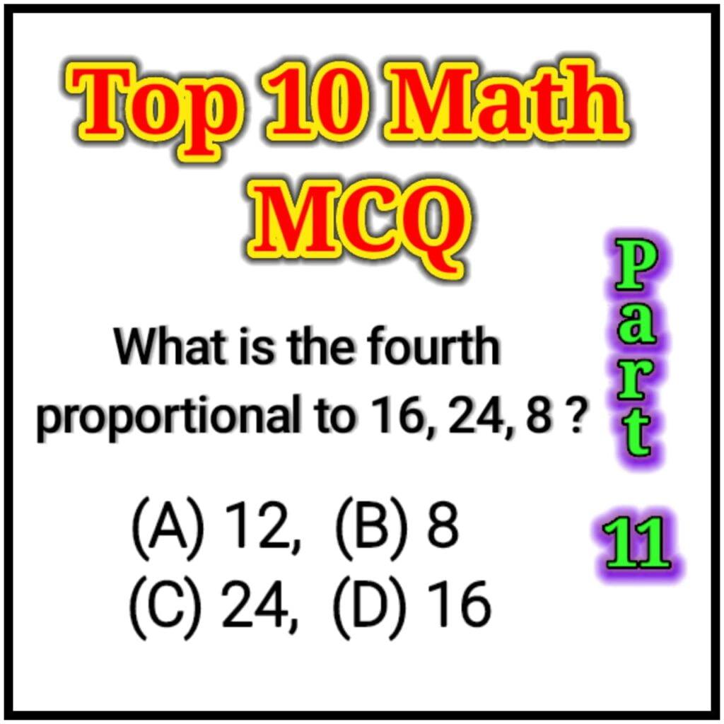 Math MCQ Part-11, Math,