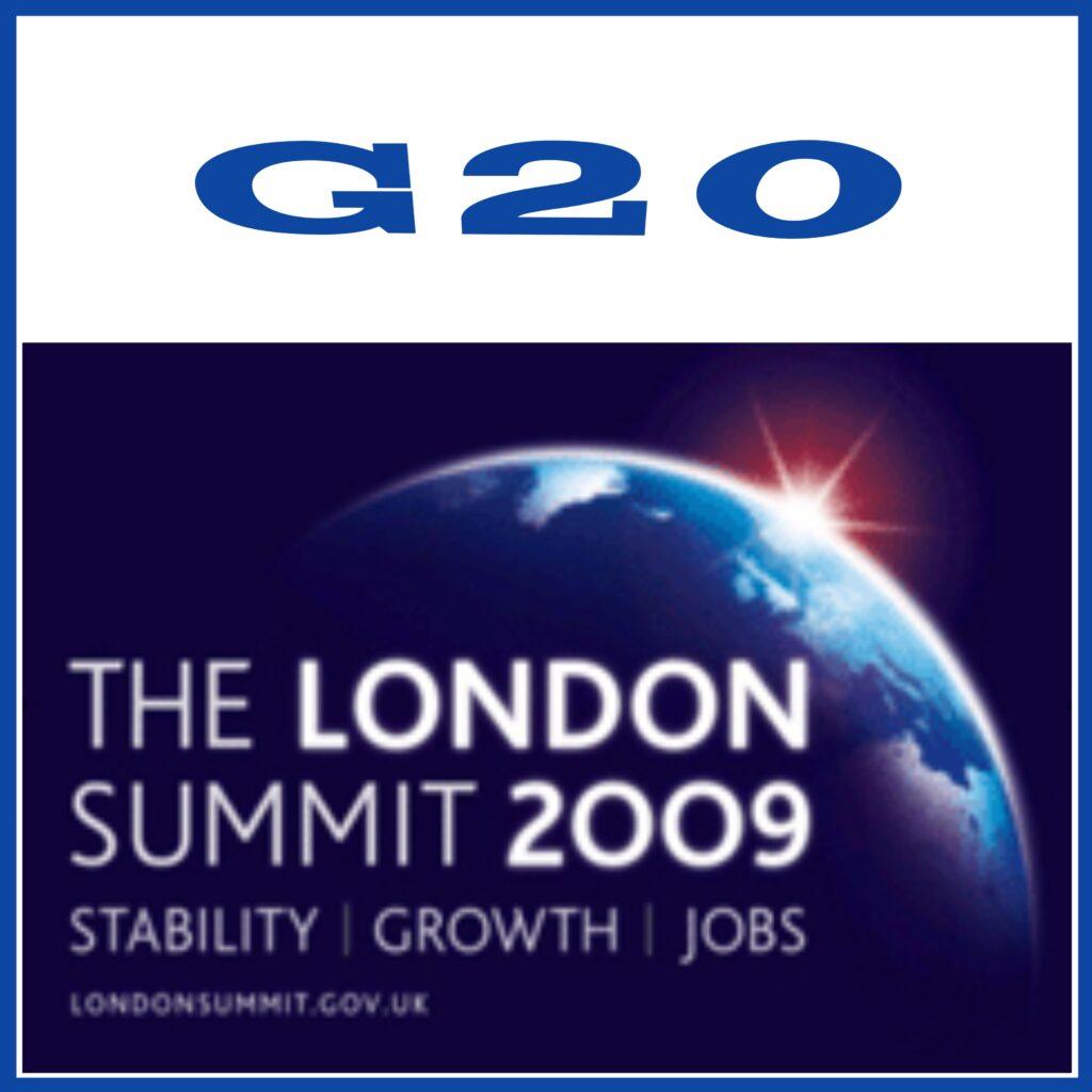 Official logo of the conference, G20,