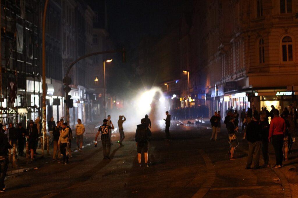 Riots on the Schulterblatt,