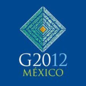 The logo of the G20 Mexico 2012 summit,