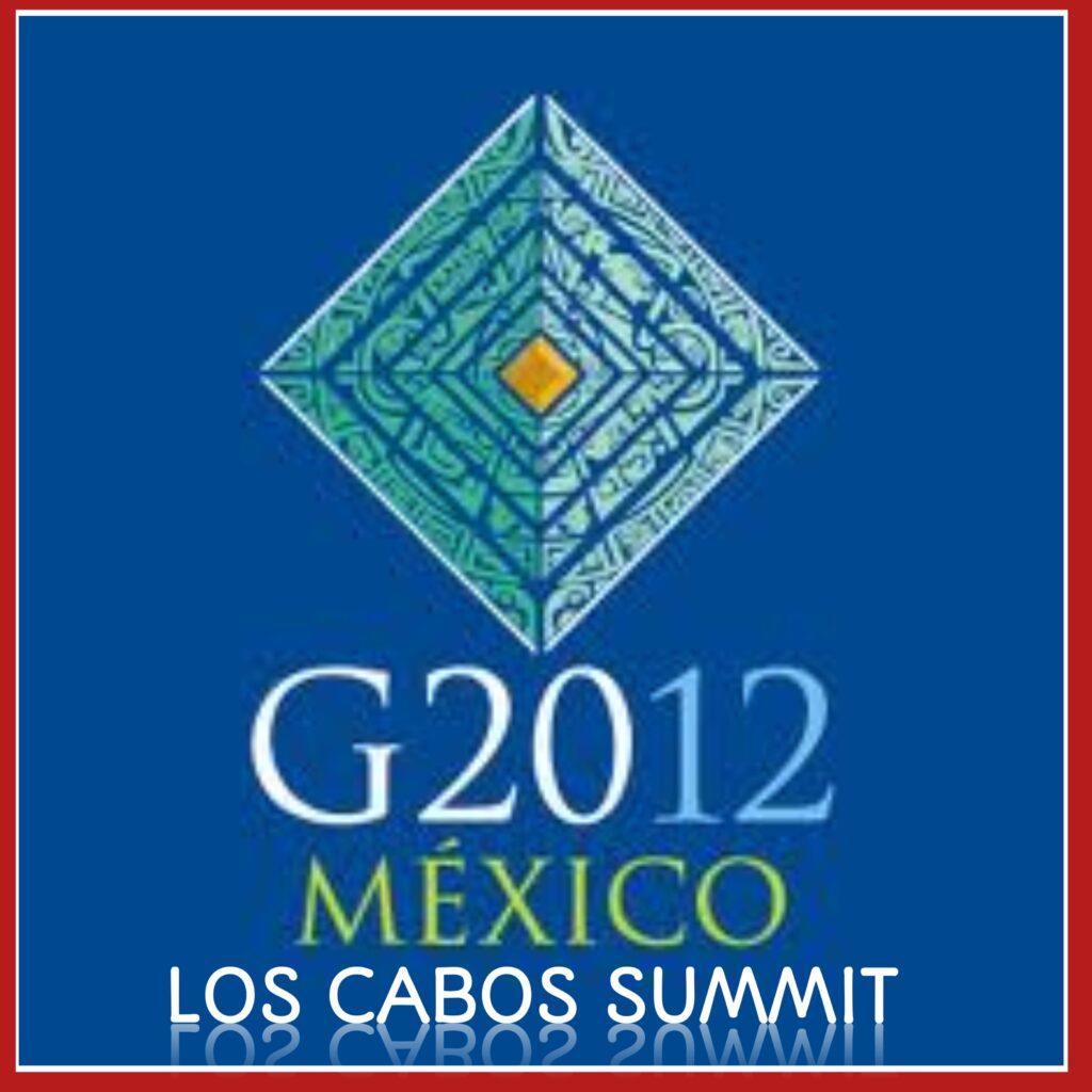 The logo of the G20 Mexico 2012 summit, G20,
