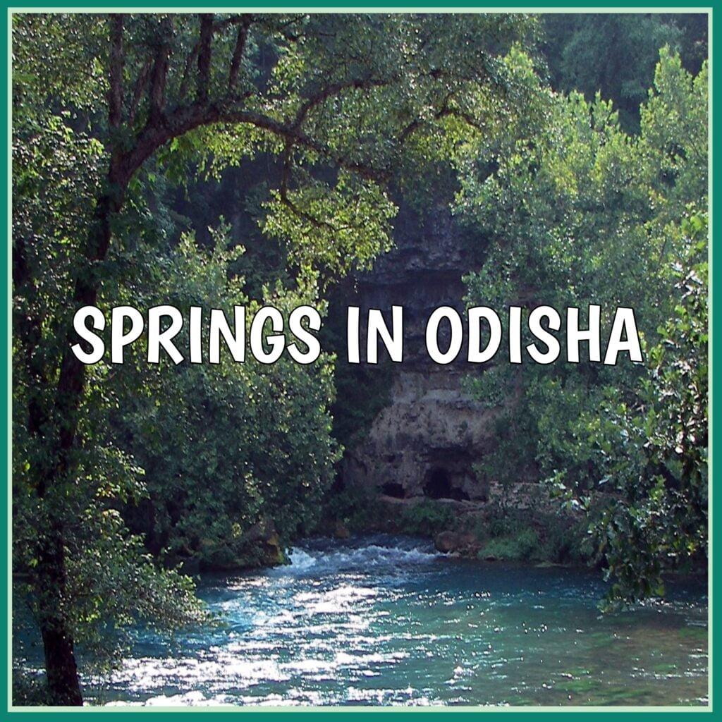 Springs in Odisha,